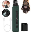 Electric Dog & Cat Nail Grinder – 5-Speed LED Rechargeable Quiet Pet Nail Trimmer for Small, Medium & Large Pets