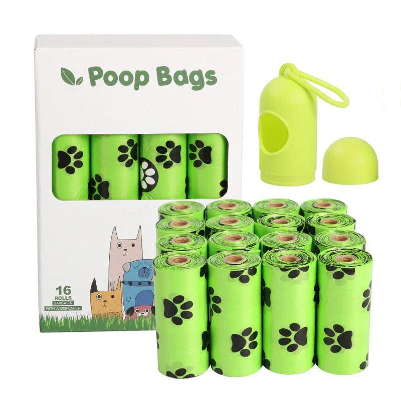 Dog Poop Bags – EPI Biodegradable Rolls with Optional Dispenser
