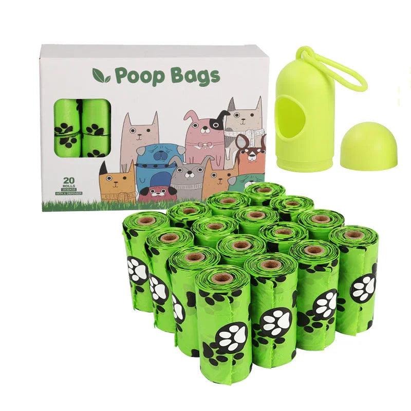 Dog Poop Bags – EPI Biodegradable Rolls with Optional Dispenser