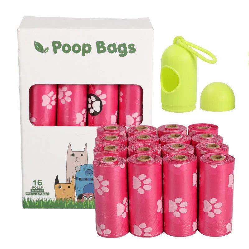 Dog Poop Bags – EPI Biodegradable Rolls with Optional Dispenser