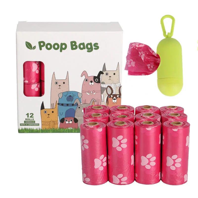 Dog Poop Bags – EPI Biodegradable Rolls with Optional Dispenser