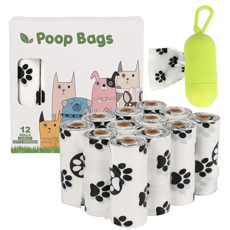 Dog Poop Bags – EPI Biodegradable Rolls with Optional Dispenser