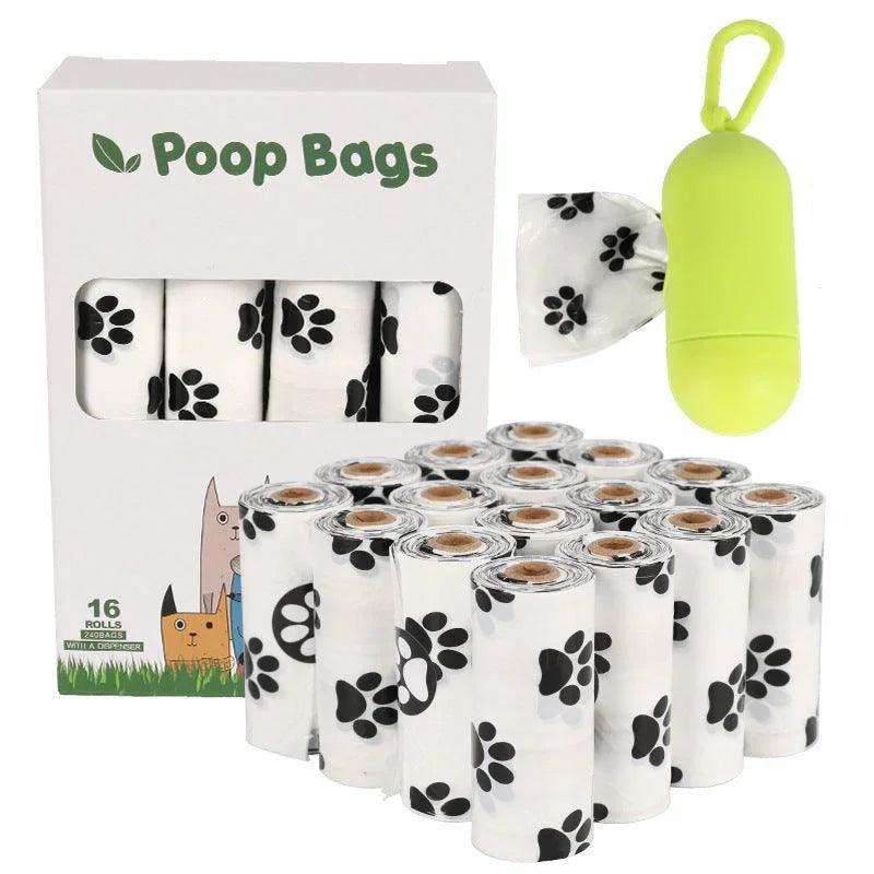 Dog Poop Bags – EPI Biodegradable Rolls with Optional Dispenser