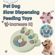 Dog Puzzle Toy — IQ Interactive Slow Feeder for Small & Medium Dogs (Pink, Blue, Green)