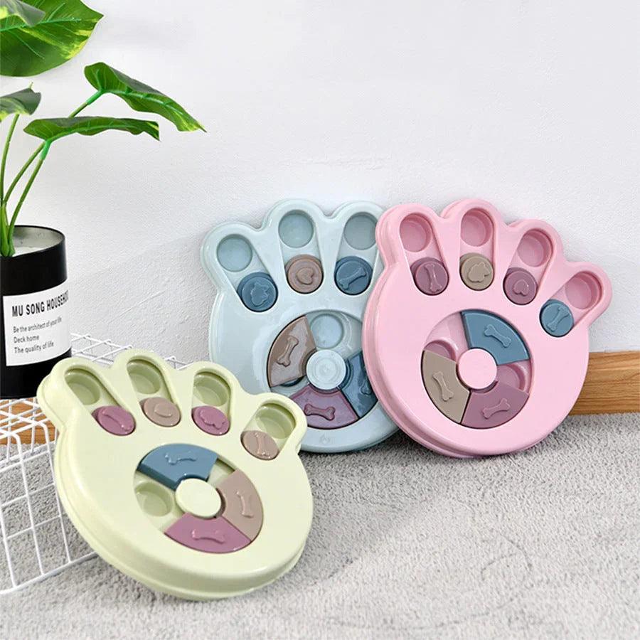 Dog Puzzle Toy — IQ Interactive Slow Feeder for Small & Medium Dogs (Pink, Blue, Green)