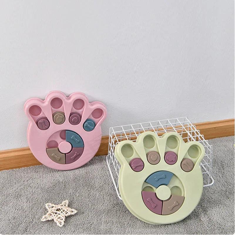Dog Puzzle Toy — IQ Interactive Slow Feeder for Small & Medium Dogs (Pink, Blue, Green)