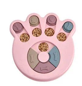 Dog Puzzle Toy — IQ Interactive Slow Feeder for Small & Medium Dogs (Pink, Blue, Green)