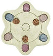 Dog Puzzle Toy — IQ Interactive Slow Feeder for Small & Medium Dogs (Pink, Blue, Green)