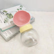 Portable Dog Water Bottle with Integrated Bowl – Leak-Proof Travel Pet Drinker for Dogs & Cats (White, Green, Pink)