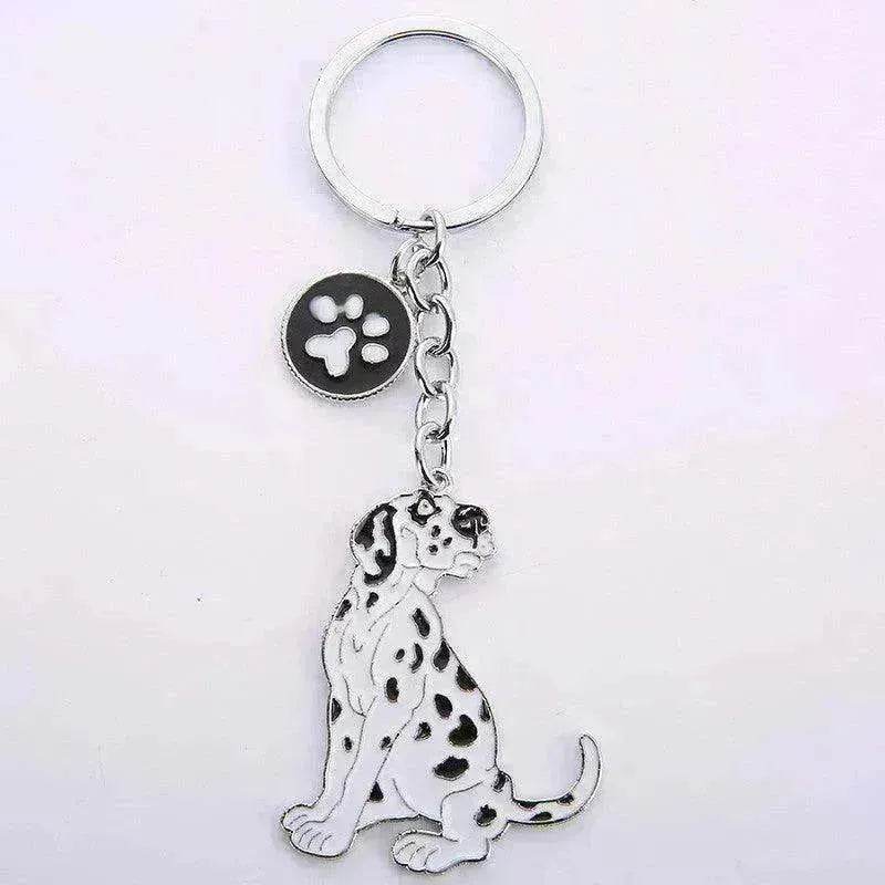 Dog car keychain