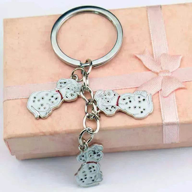 Dog car keychain