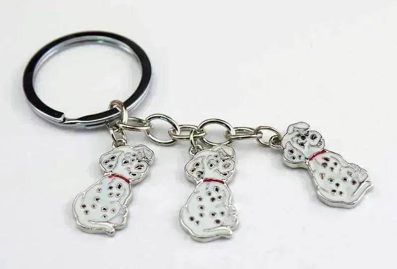 Dog car keychain