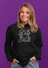 Dog Mom Paw Print Rhinestone Shirt – Sparkle Pet Lover Bling Tee | Bling Dazzel