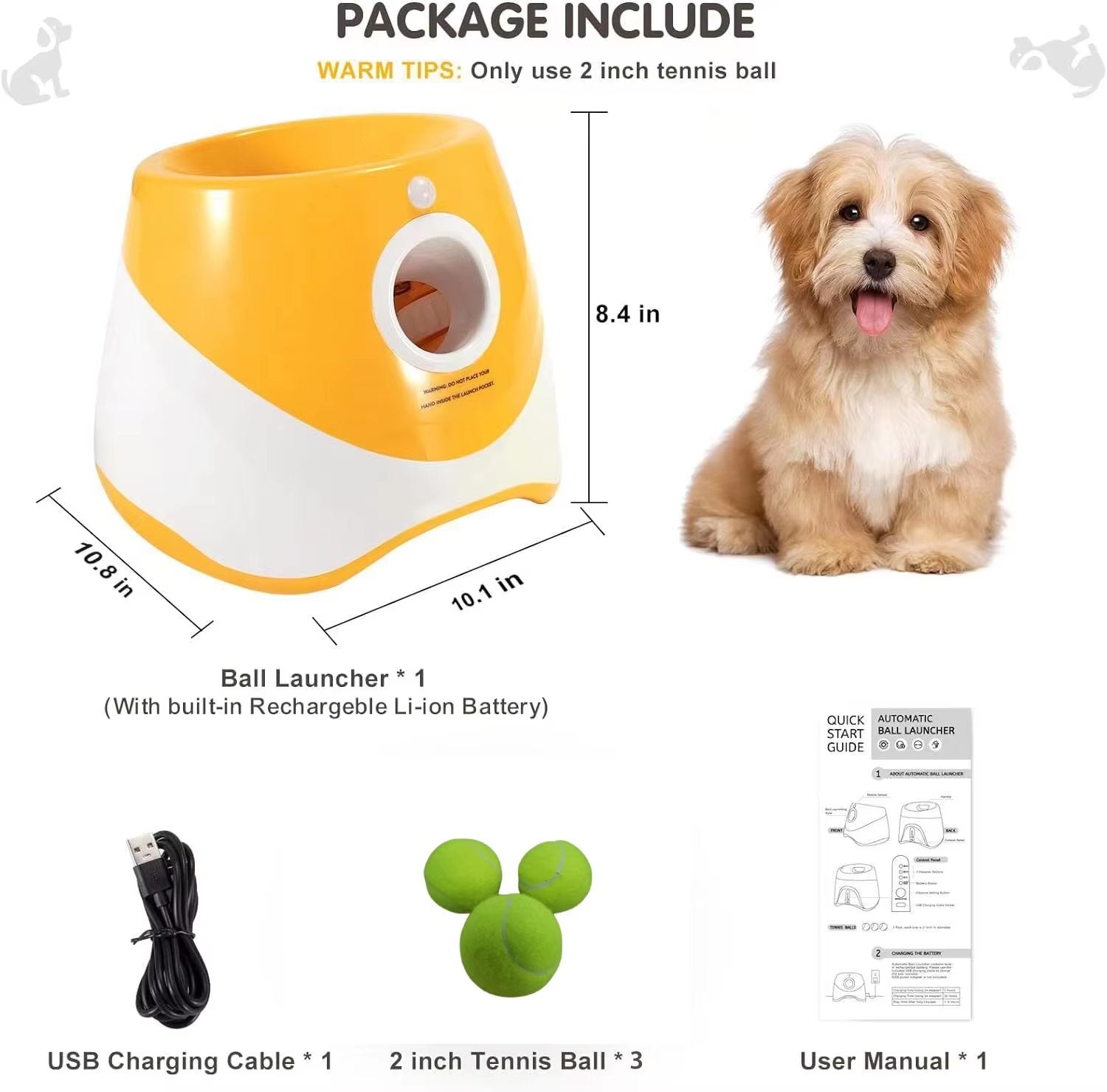 Automatic Dog Ball Launcher Toy