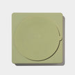 3-in-1 parquet slow feeder bowl - olive