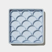 3-in-1 fish scale slow feeder bowl - sky