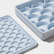 3-in-1 fish scale slow feeder bowl - sky