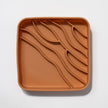 beach slow feeder bowl - nutmeg