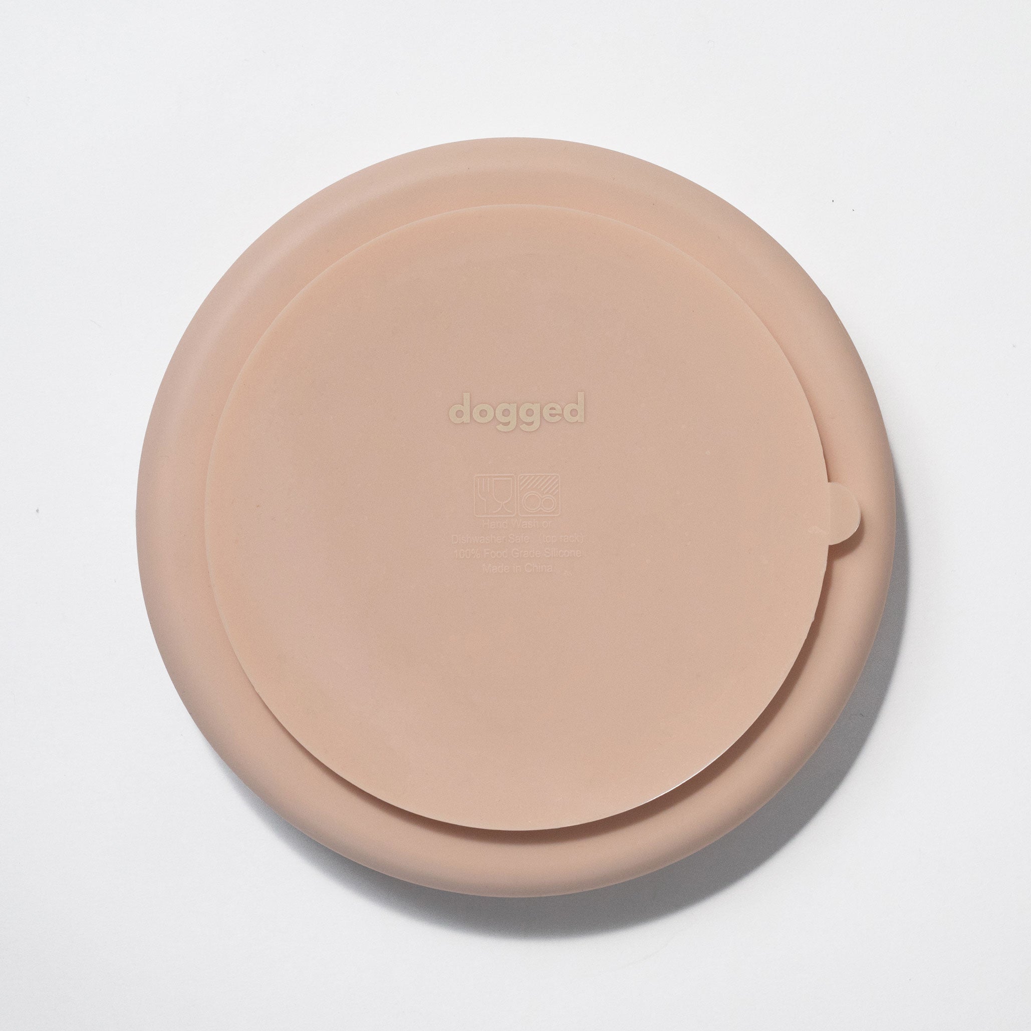 circulo slow feeder bowl - rose water