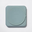 chevron slow feeder bowl - seafoam