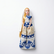 Palestinian Tatreez Doll – Standing Dress