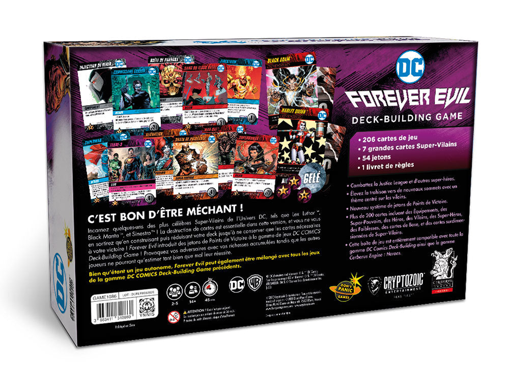 Don't Panic Games - DC COMICS Forever Evil Deck-Building Game (FR)