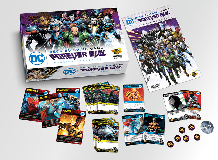 Don't Panic Games - DC COMICS Forever Evil Deck-Building Game (FR)