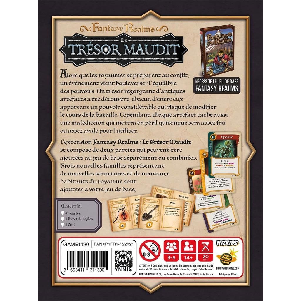 Don't Panic Games - FANTASY REALMS : EXT. LE TRÉSOR MAUDIT