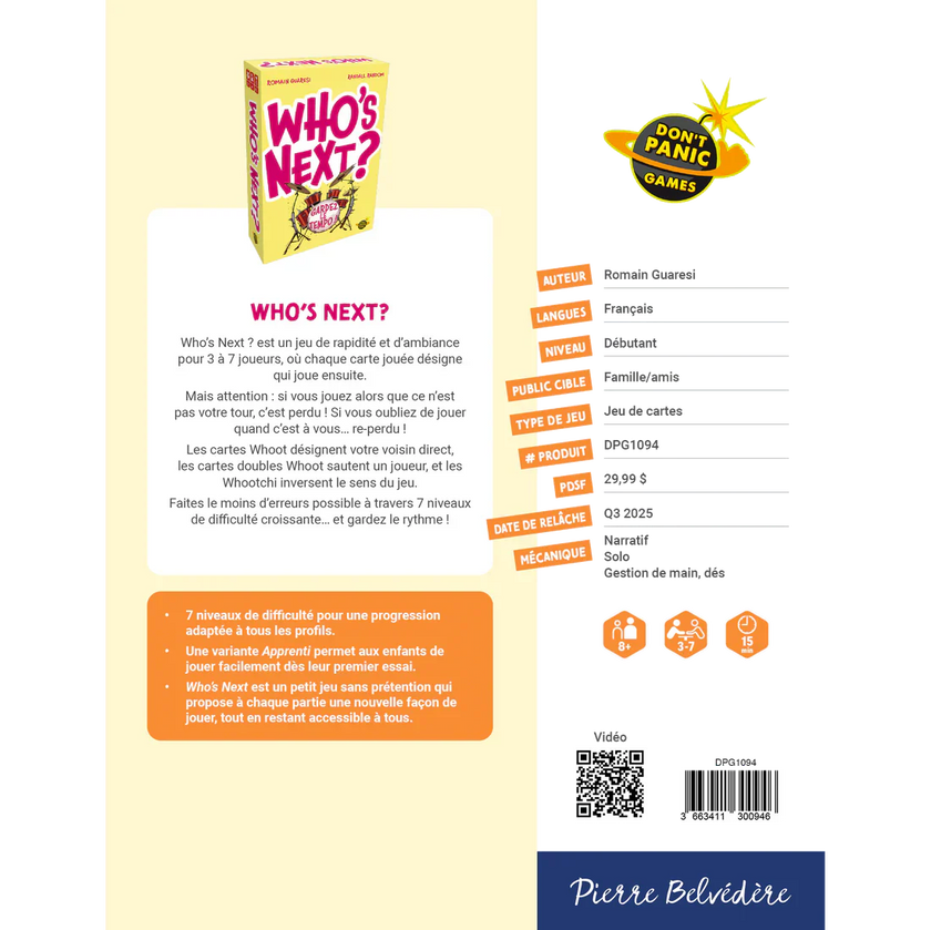 Don't Panic Games - Who's Next? (FR)