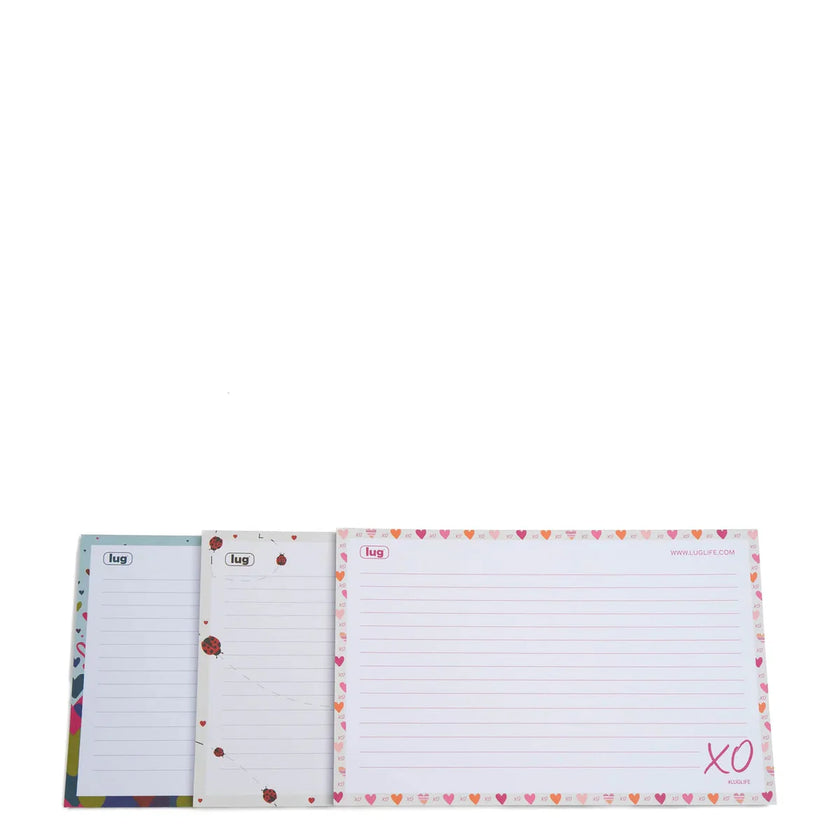 LUG - Doodle Notepad 3pk - 8.5