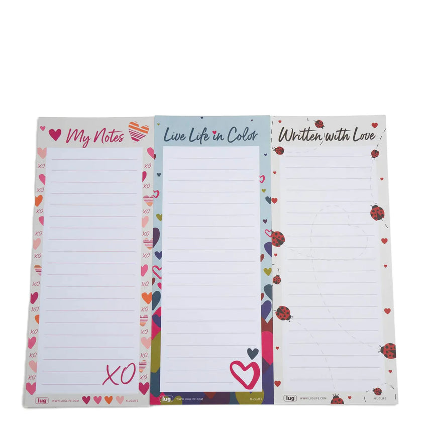 LUG - Doodle Notepad 3pk - 4.5