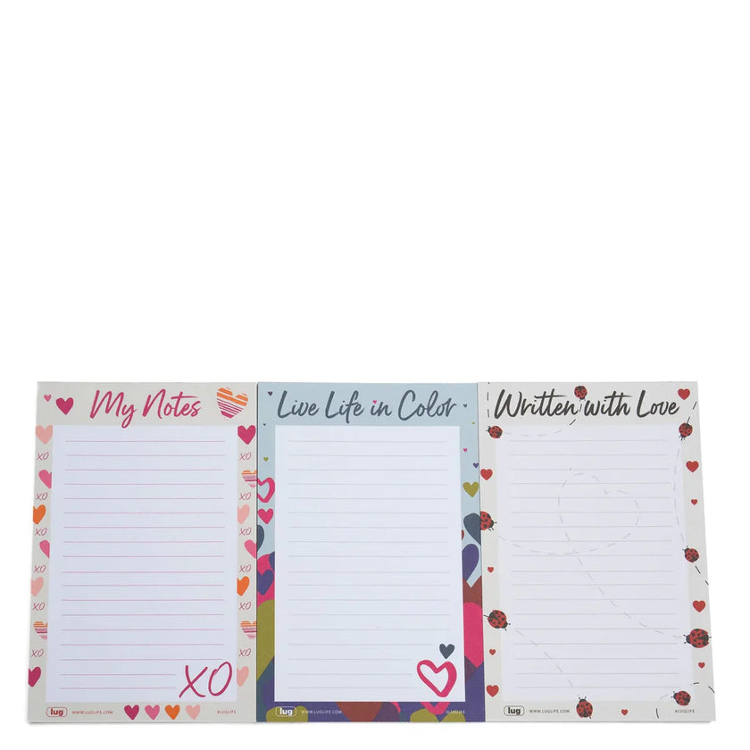 LUG - Doodle Notepad 3pk - 4.25