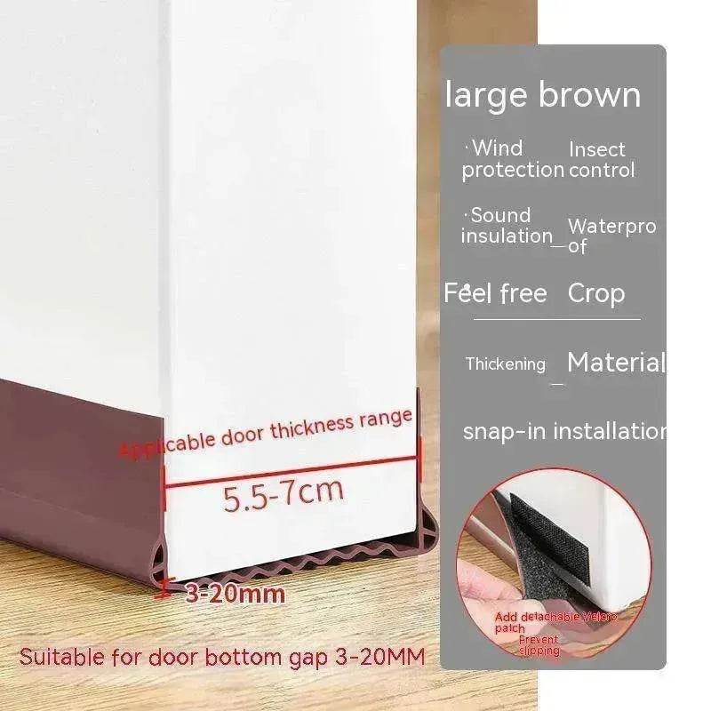 Door Crack Door Bottom Sealing Strip Window Windproof