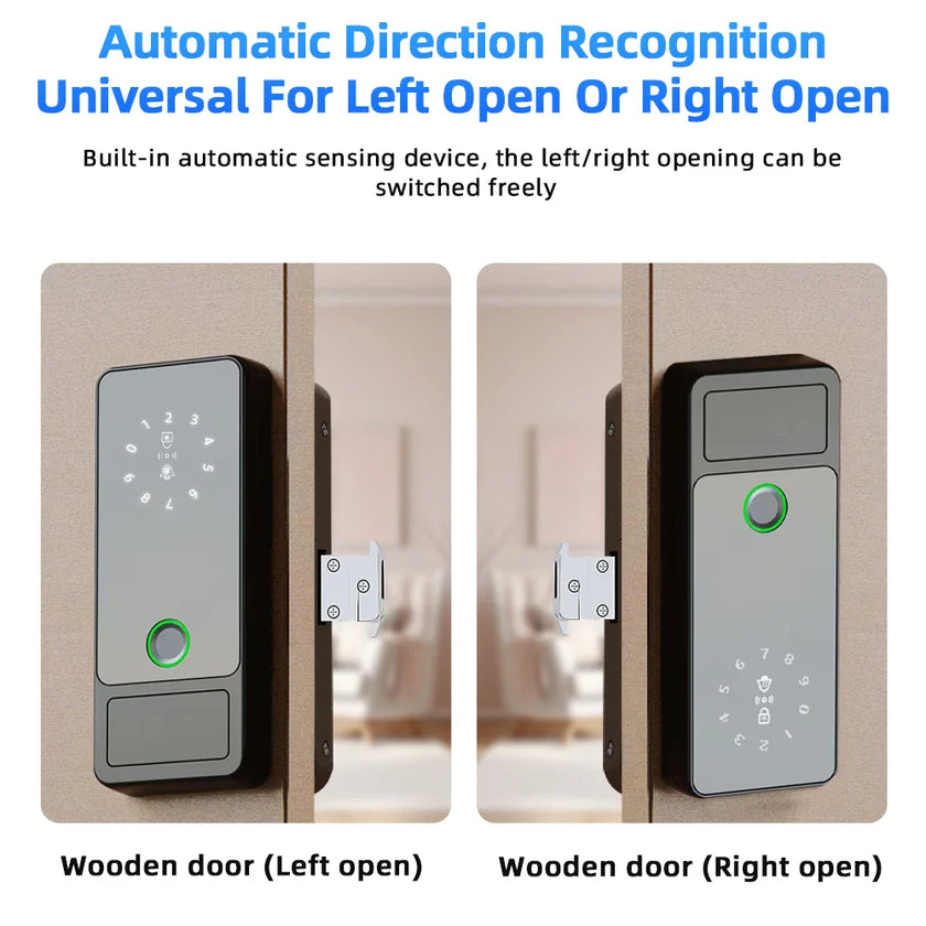 RAYKUBE G18 Tuya Smart Door Lock APP/Fingerprint/IC Card/Password Unlock