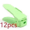 Double Stackable Shoes Shelf Storage Plastic Adjustable Shoes Rack Cabinets