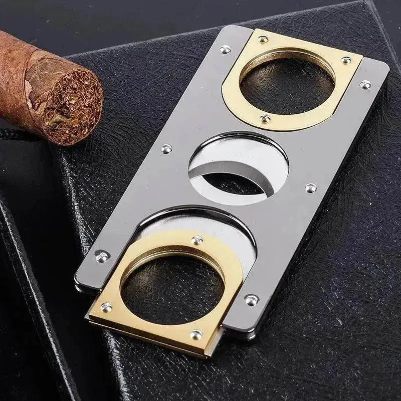 Double Edged Stainless Steel Cigar Blade Cutter