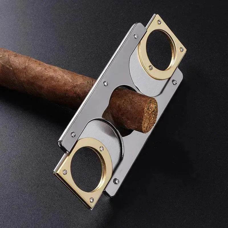 Double Edged Stainless Steel Cigar Blade Cutter