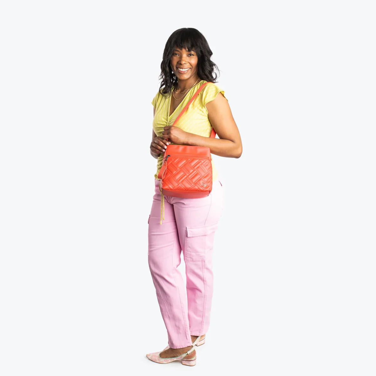 LUG - Double Dip Satin Luxe VL crossbody bag