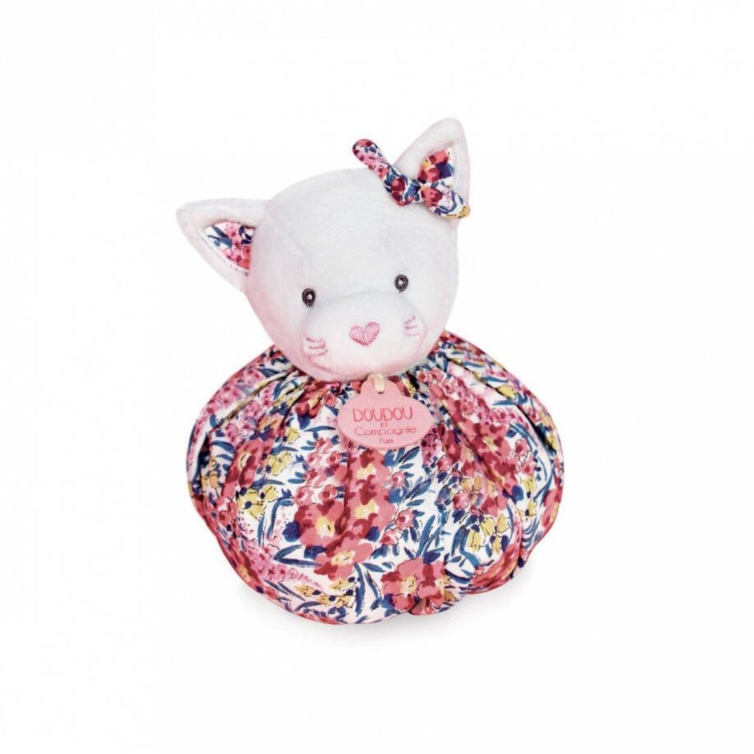 Doudou - Doudou Boule - Chat 25 cm