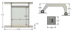 Downrigger Mounting Platform