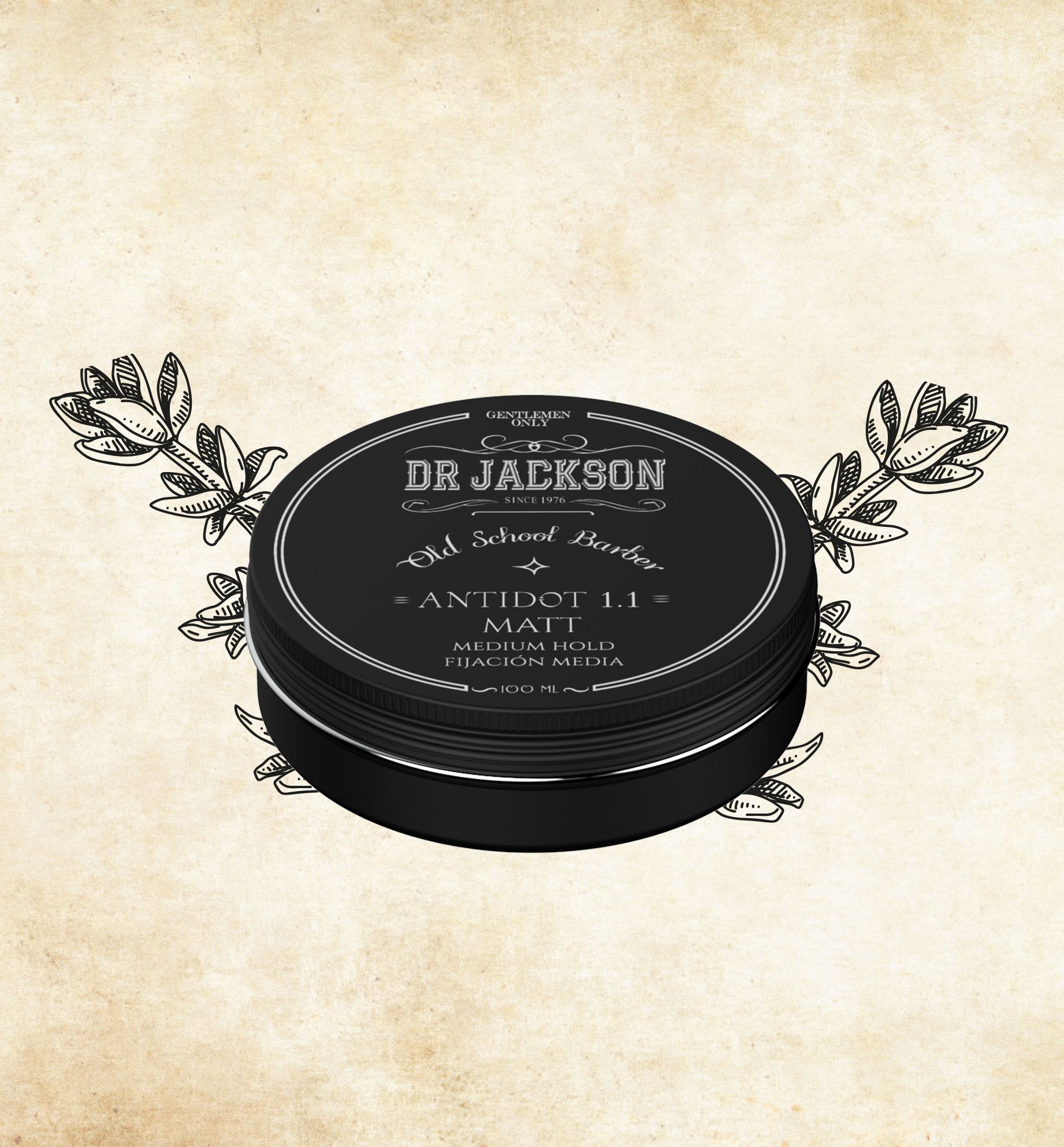 Dr Jackson - Antidot 1.1 Matt Pomade Hard Hold 100Gr