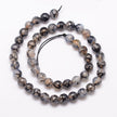 Dragon Vein Faceted Gemstone Bead