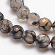 Dragon Vein Faceted Gemstone Bead