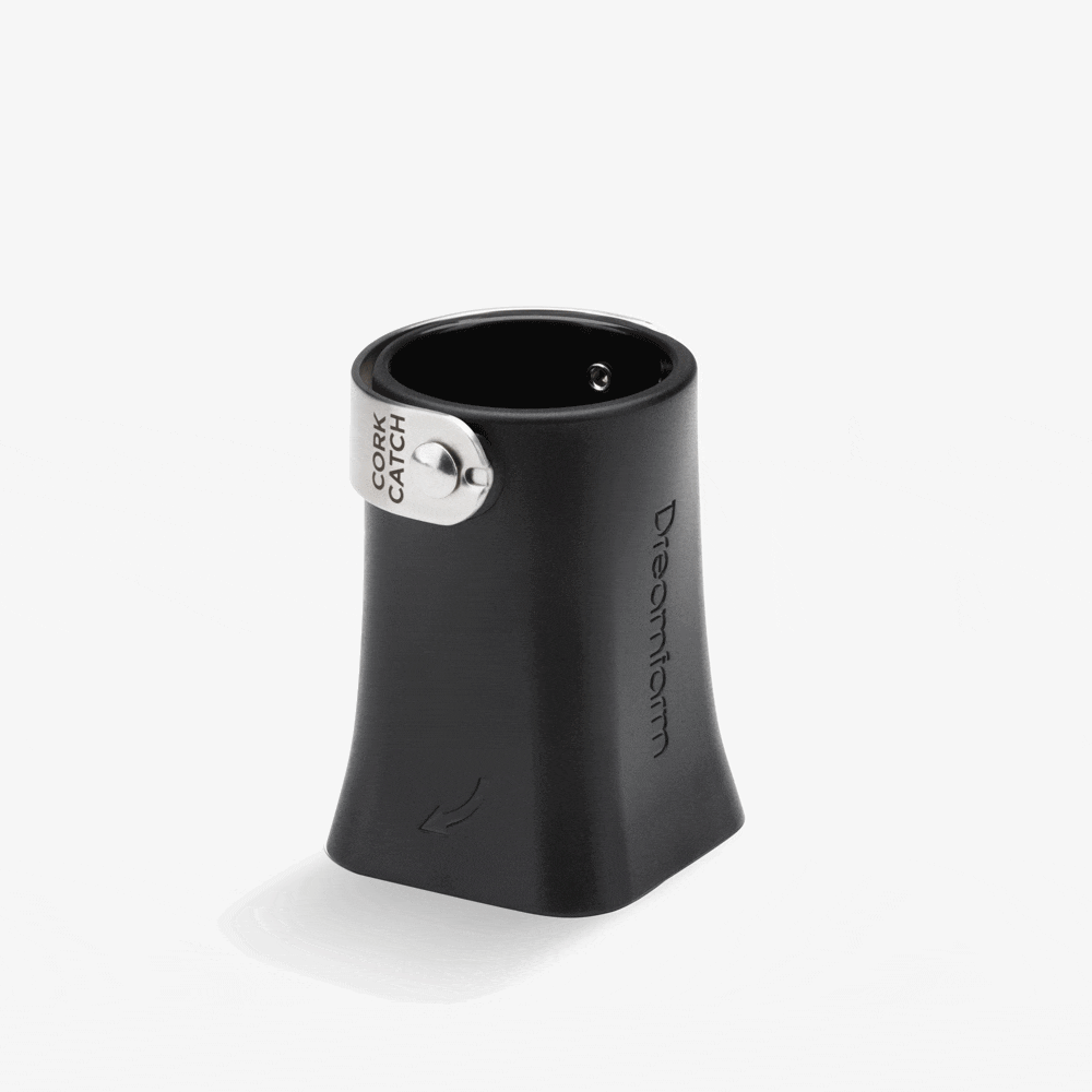 DREAMFARM - Champop Black 12/CDU Champagne Popper Cork Catcher