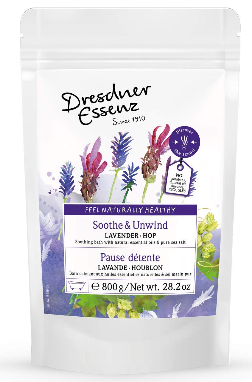 Dresdner - Essenz Natural Sel De Bain/Bath Salt Lavendre Soothe & Unwind 800 Gm