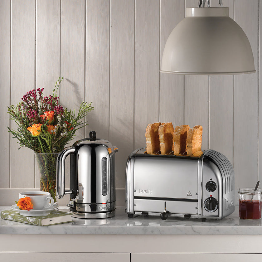 Dualit - 4 Slot Metallic Silver Toaster