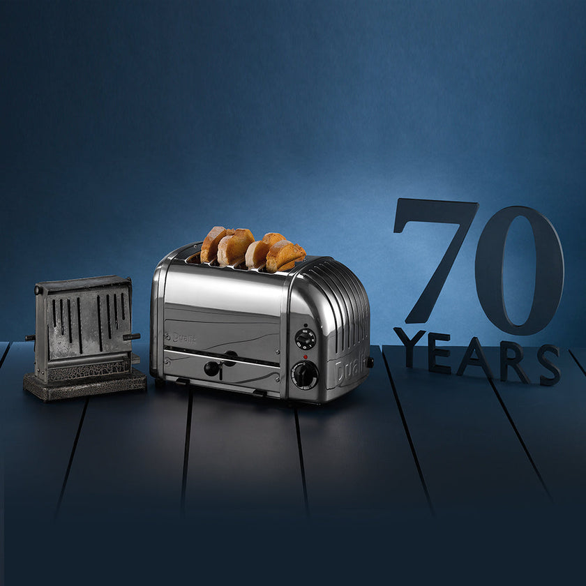 Dualit - 4 Slot Metallic Silver Toaster