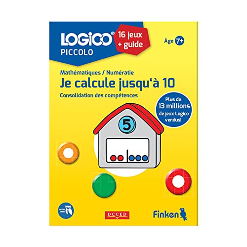 Dude Distribution - Logico Piccolo, Je Calcule Jusqu'À 10 (16 Fiches)