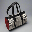Handcrafted Palestinian Kufiya & Tatreez Duffle Bag