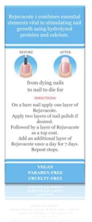 Duri - Rejuvacote 1 Nail Growth System - Base And Top Coat - 3 Pack (0.61 fl.oz each)